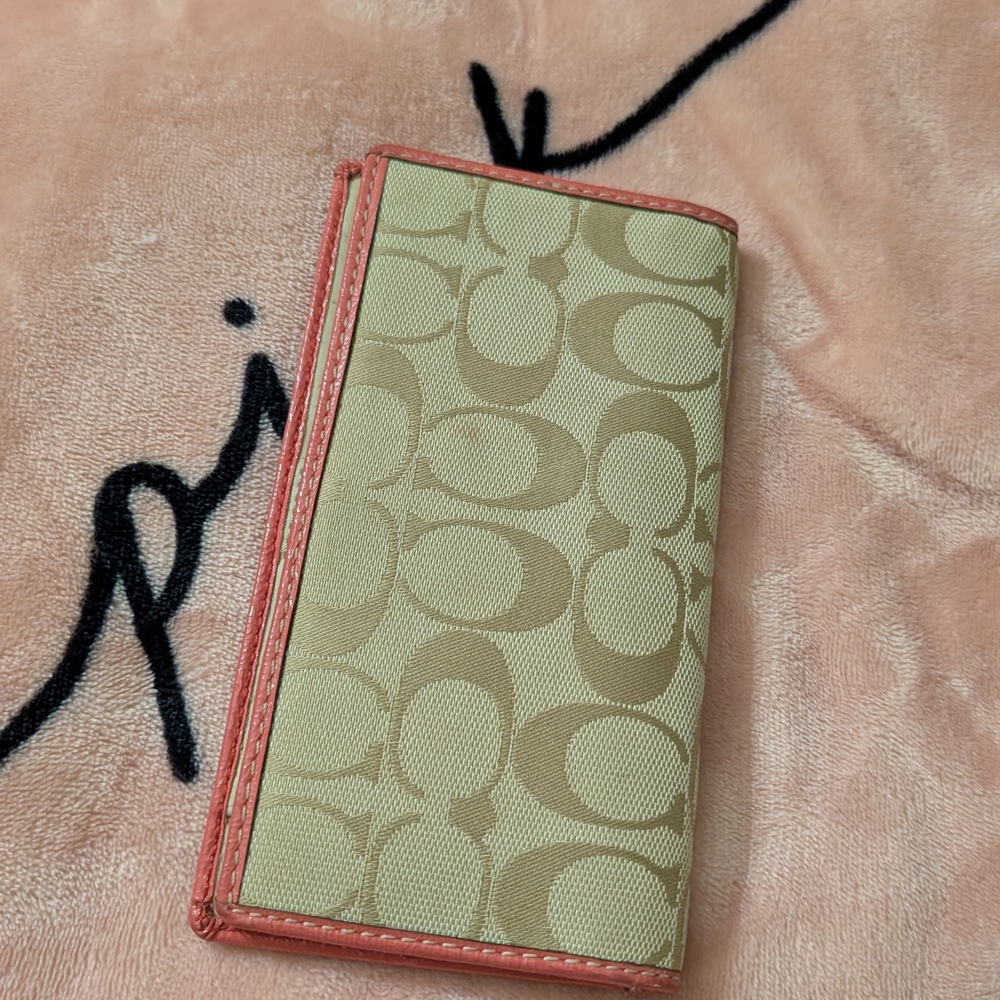 Coach Signature Canvas Wallet